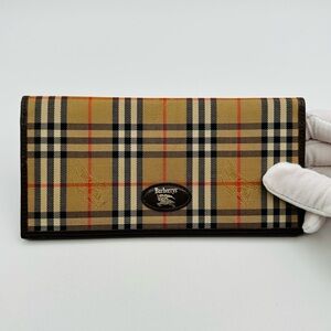 Burberry Nova Check Long Wallet